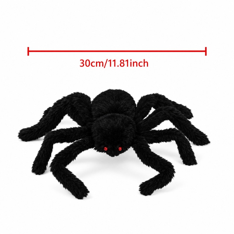 Giant Halloween Spider Decoration, Bendable Legs, Indoor Outdoor Yard Porch
