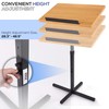 Pyle Portable Floor Lectern Podium Stand-Height Adjustable Steady Standing Design