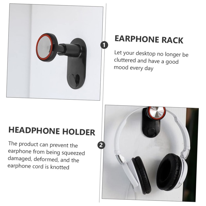 LABRIMP Headphone Hanger Mount Earphone Rack for Desktop Organization Headset