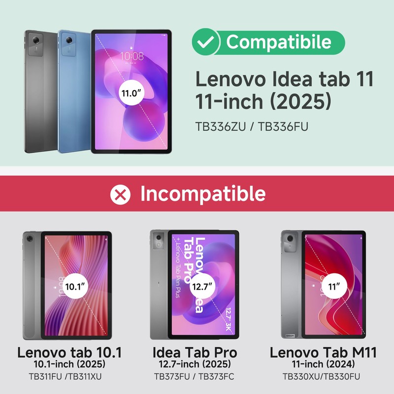 CACOE Cover con Lenovo Idea Tab 11 pollici 2025