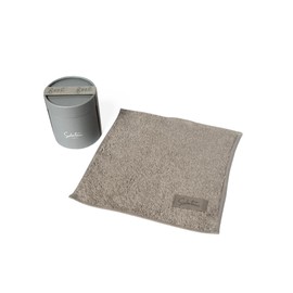 Growing Towel "feel" Petite Hand Towel: Monglage (Brown Type)