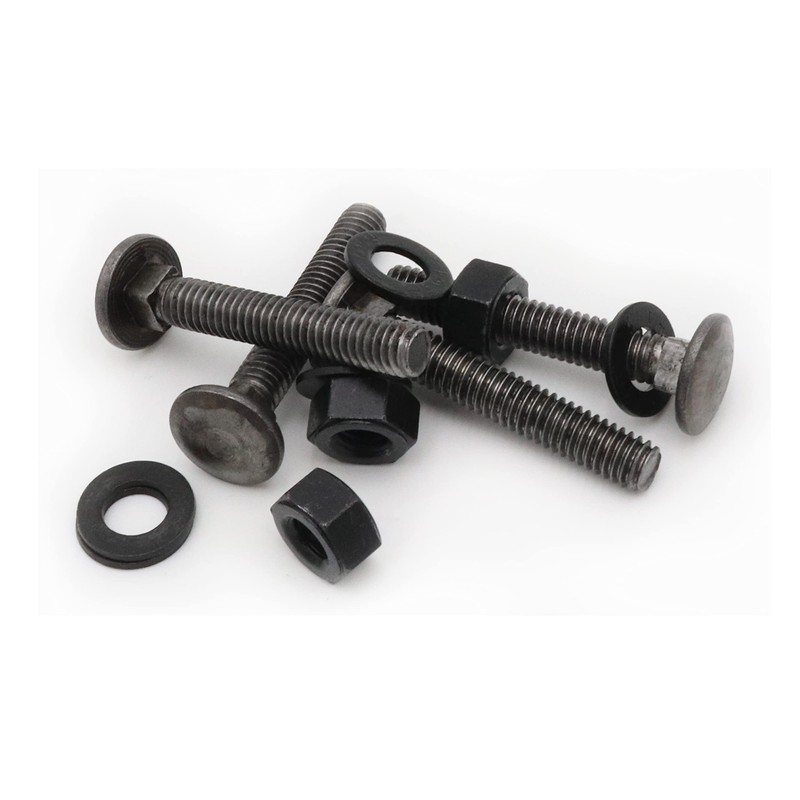 LBY 10 Sets Carriage Bolts Screws Assortment Kit, 5/16-18 x