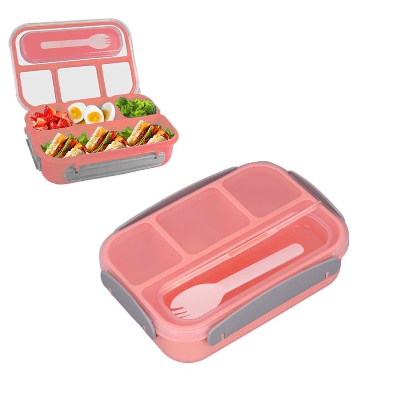 Individual Sealed Lunch Box Children Lunch Box 4 Compartment Lunch