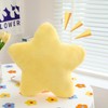 Cute Pillow Cushion Decorative Nursery Stuffed Throw Pillows Yellow Pink