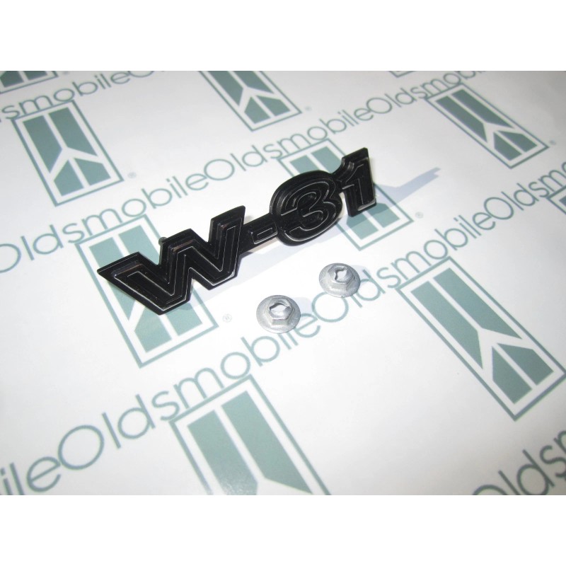 NORS 1970 Olds Cutlass 442 "W31" Chrome Front Fender Emblem
