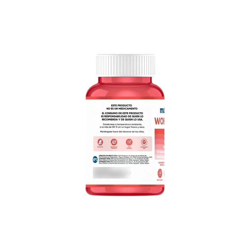 Multiblue Womens 360 Colágeno Biotina Vitaminas Mujer 90cap Sin Sabor
