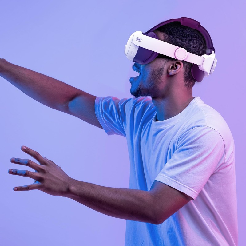 Head Strap for Oculus Quest 3, Adjustable Elite Strap Replacement,