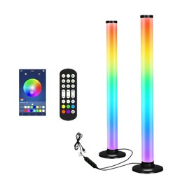360° Smart Light Bar, 16 Million Colors, Three Control Modes, Dynamic Music Sync Mode (USB Without Adapter), 213 Preset & 8 Scene Modes Home Theater, Gaming Room,Bedroon,Party Decor