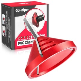 2 in 1 Inner Outer PVC Deburring Tool, PVC Chamfer Tool, Pipe and Tubing Chamfer Tool for PVC, CPVC, ABS, PP, PE Pipes with OD of 0.92 to 3.89 and ID of 0.75 to 3.5
