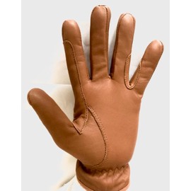 Sulkhanz Horse Riding MEN'S Gloves All Leather 100% Real Leather Dark Brown, TAN & BLACK Gents equestrian gloves (Tan, Small)