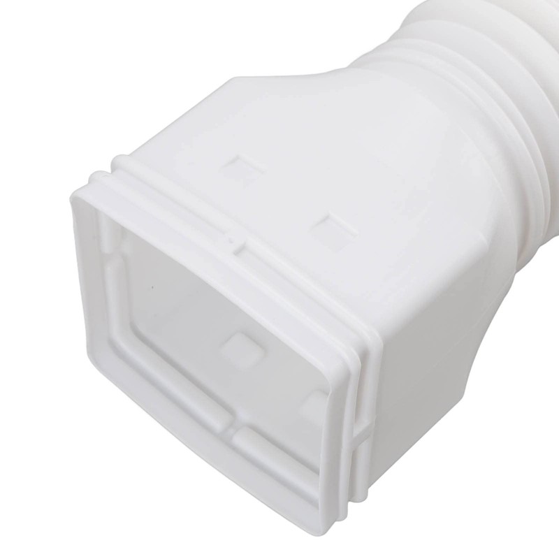 fansheng Downspout Extension, Telescopic Good Elasticity PE Rain Drain Downspout