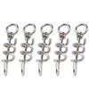 5 Pcs Bird Parrots Foot Ring Buckle Stainless Steel Foot