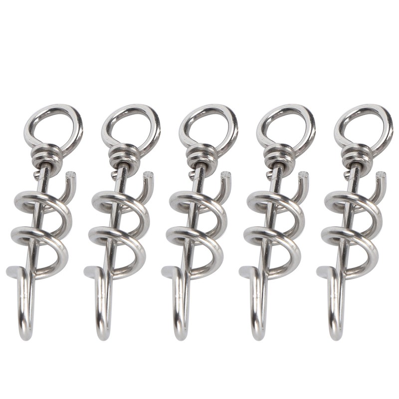 5 Pcs Bird Parrots Foot Ring Buckle Stainless Steel Foot
