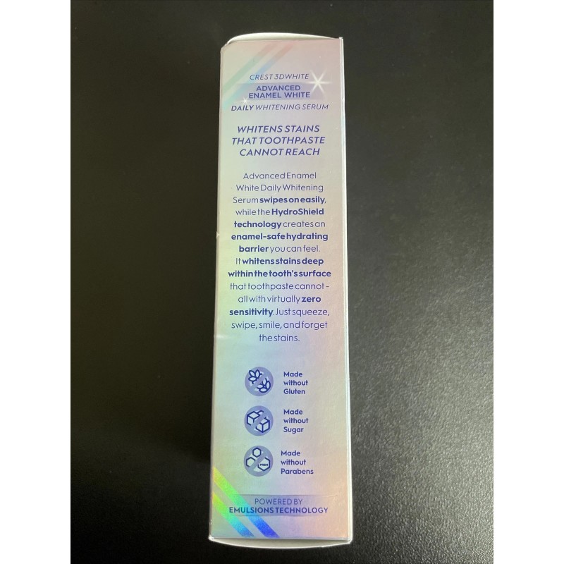 Crest 3D Daily Whitening Serum Apply & Go Advanced Enamel