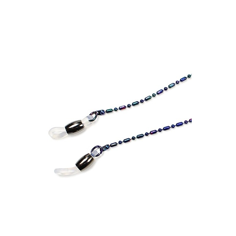 Pearl 05972 Glasses Chain, Purple, 29.1 inches (74 cm), Marble