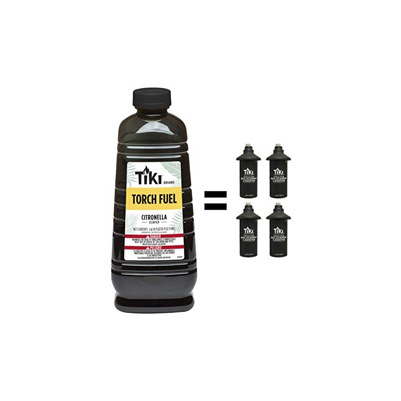 TIKI Brand Easy Pour TIKI Torch Fuel for Outdoors, Citronella