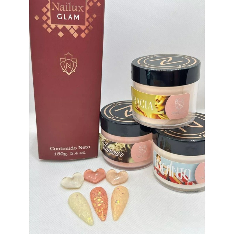 Nailux Acrílicos Para Uñas Glam 2 Nailux