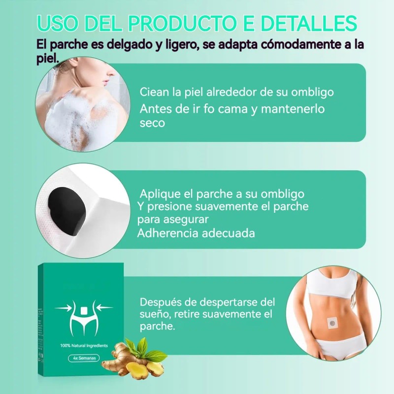 Parche Adelgazante Universal Body Care Reafirma El Cuerpo 30