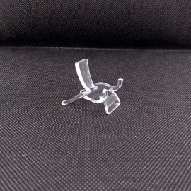 wing back, acrylic, geode stand, 1.5 inch, small, display stand, #O-209