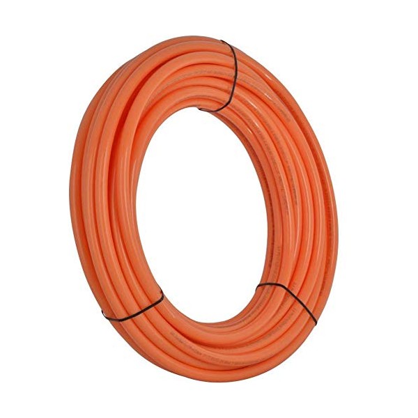 SharkBite U860O300 PEX Pipe 1/2 Inch, Orange, Heat Radiant Barrier, Potable Water, Push-to-Connect Plumbing Fittings, 300 Feet Coil of Piping