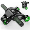 Ab Roller Coaster Abdominal Wheel Gym Equipment Sit-up Assistant Four