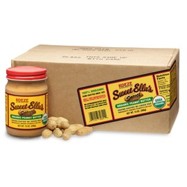 Sweet Ella's Smooth Organic Peanut Butter (13oz) - Case of 6
