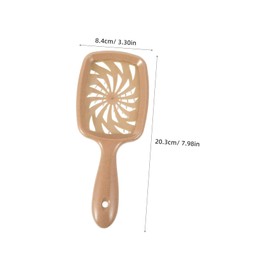 Ipetboom Hairdressing Comb Hair Styling Tool Dandruff Comb Scalp Brush Mini Wide Tooth