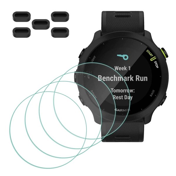 MTHGH Screen Protector for Garmin Forerunner 55 Smartwatch [4 Pcs]
