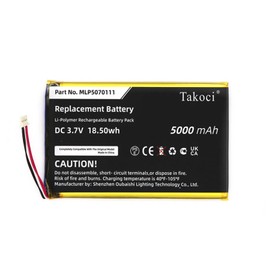 Youejoeq 5000mAh Diagnostic Scanner Battery, Compatible with Autel MaxiSys Mini, MS905, MK808BT, MK808TS, DS808,fits Part no MLP5070111 / MLP5070111