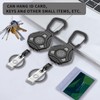 PLATEYTR 2-Piece Retractable Key Ring, Retractable Key Fob, Retractable Key
