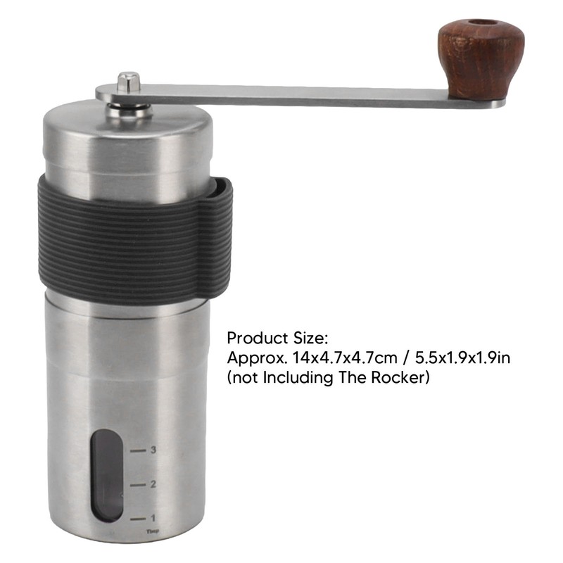 Portable Manual Coffee Grinder Stainless Steel High Hardness Hand Coffee