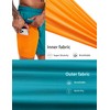 Atforna Men's Long 2-in-1 Swimming Shorts with Compression Quick-Drying Breathable