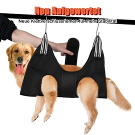 Dog Grooming Hammock Set for Dogs and Cats, Upgraded Hammocks Harness for Nail Trimming, Pet Grooming Hammock, Nail Cutting Aid, Ears/Eye Care Helper for Small Large Pets