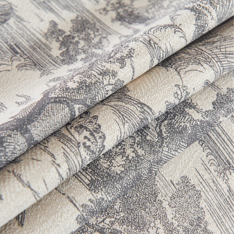 OSVINO Floral Bed Scarf 100% Microfiber Elegant Fade Resistant Bed