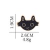 Black Cat Enamel Pin Collect Cute Arts Metal Cartoon Brooch
