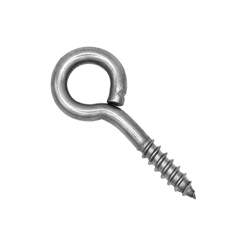 12-Pack 316 Stainless Steel Eye Bolt Eye Hook Heavy Duty
