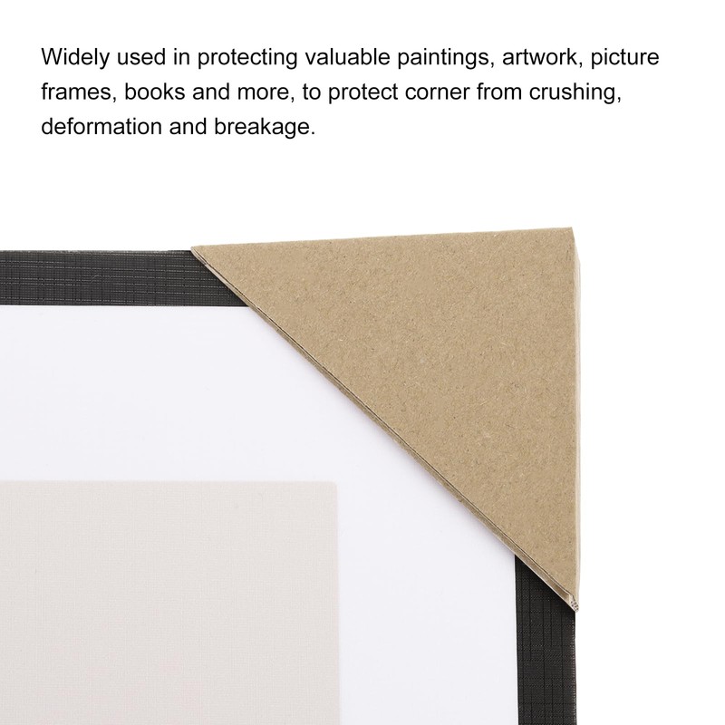 sourcing map Adjustable Cardboard Corner Protector, Cardboard Edge Protector 7x7x3cm