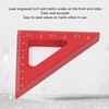 Triangle Angle Ruler, Aluminium Alloy 90 45 Degree Carpentry Squares