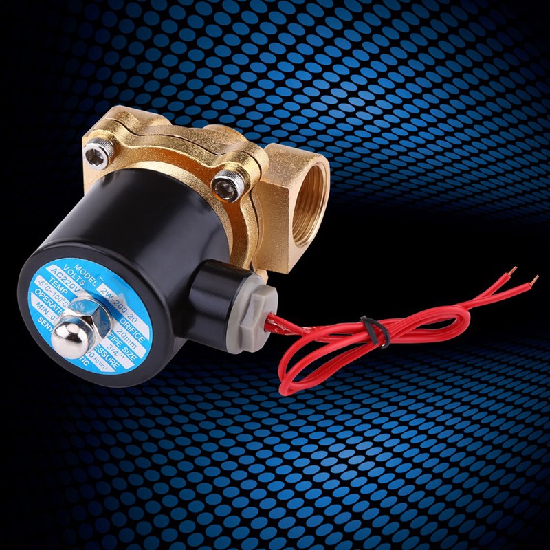 AC 3/4" NC Electric Solenoid Valve Zinc Alloy Body for