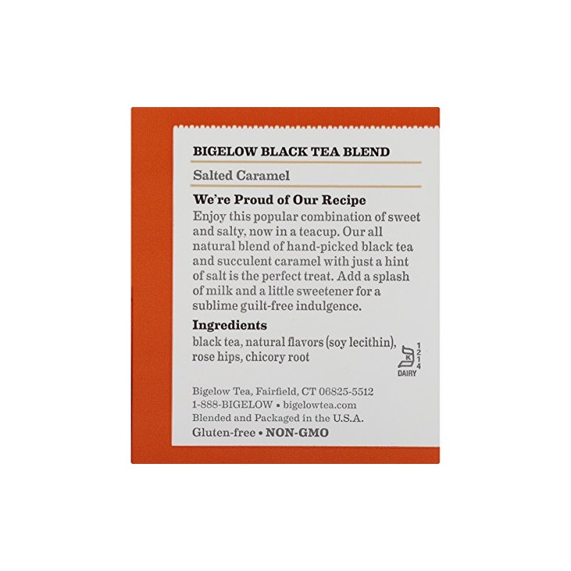 Bigelow Tea Salted Caramel 20 Bags (Pack of 3)