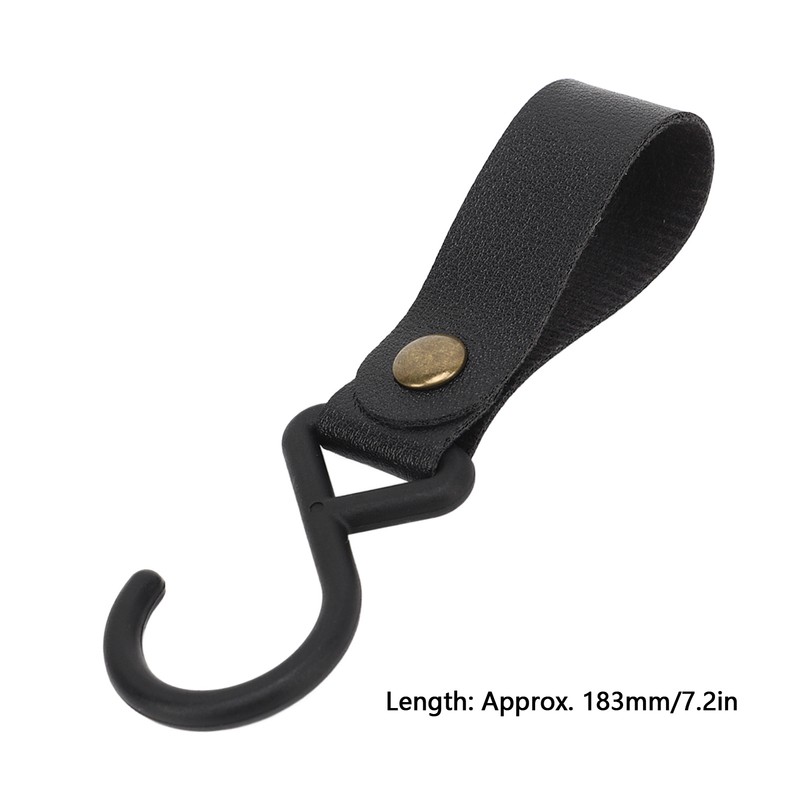 15Pcs Leather S Hooks High Strength Multifunctional Portable S Hangers