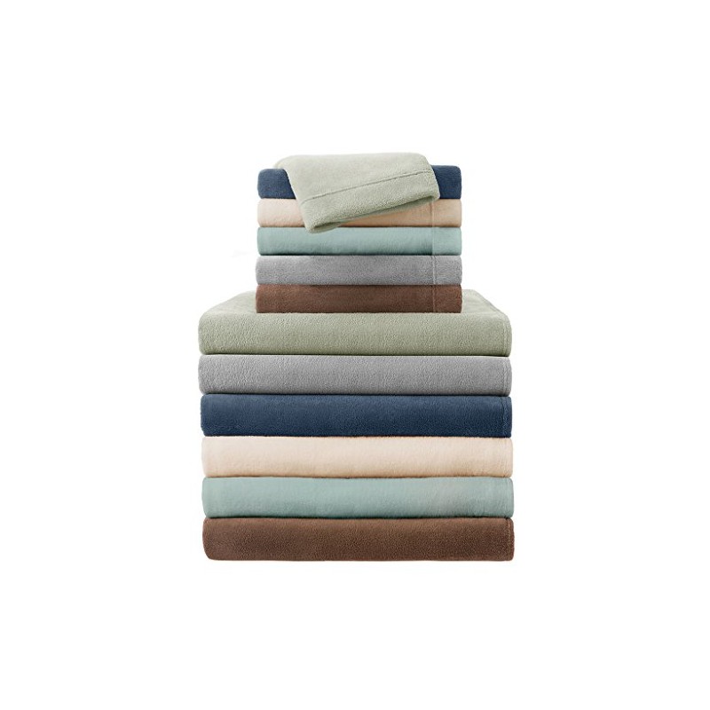 True North by Sleep Philosophy Soloft Plush Sheet Set Aqua