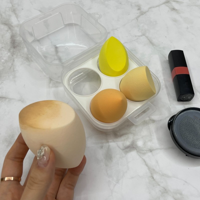 Cellretem Partners Water Drop Puff Orange Water Drop Egg Puff