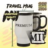 Skincare Dealer - 14oz Stainless Steel Travel Mug, Silver