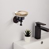 Leyden Bronze Soap Dish, Oil Rubbed Bronze Bathroom Accessories Soap