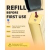 Gold Lighter with Cool Design, Refillable Butane Lighter, Portable &