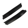 SEBLAFF Black Front Bumper Filler Panel Left and Right Plastic