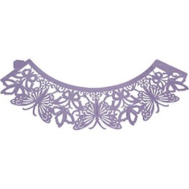 PME Mauve Butterfly Cupcake Wrappers, Pack of 12