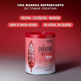 BIRDMAN Creatine Refresher | Creatina Monohidratada con Electrolitos y Magnesio | Sin Azúcar, Sin Calorías | Vitaminas | Sabor Sandía | 30 Porciones |