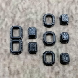 ULEIVA Ersatz Power Knopf 5X Schwarz kompatibel mit Garmin Etrex Power Button GPS Fahrradcomputer Ersatzteil Reparatur (Schwarz)